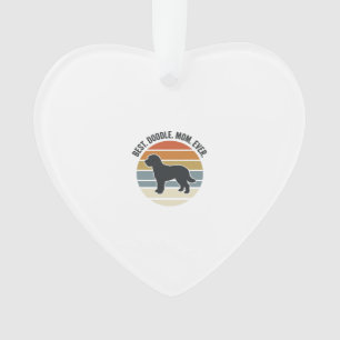 Beste Doodle-Mom Ever Vintage Hundemutter Design_1 Ornament
