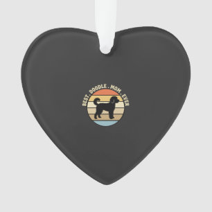 Beste Doodle-Mutter Aller Zeiten Retro Hund Ornament