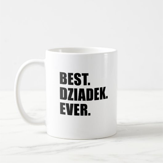 Beste Dziadek überhaupt Tasse (Links)