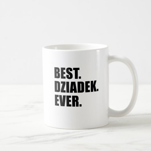 Beste Dziadek überhaupt Tasse (Rechts)