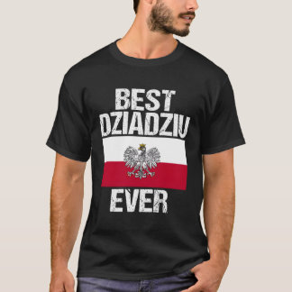 Beste Dziadziu je polnischer Opa für polnische Fla T-Shirt