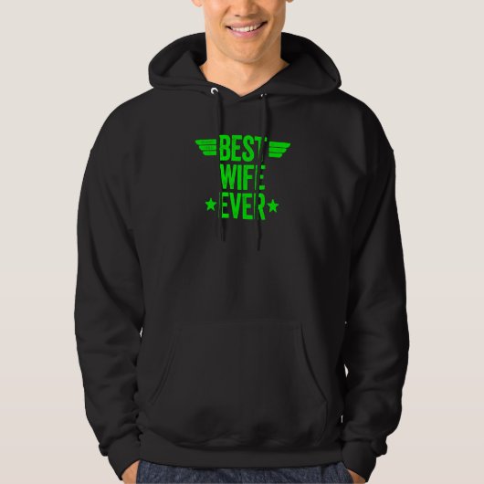 Beste Ehefrau je 7 Hoodie (Vorderseite)