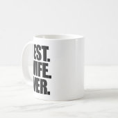 Beste Ehefrau je Kaffeetasse (Vorderseite Links)