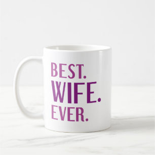 Beste Ehefrau je Kaffeetasse