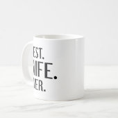Beste Ehefrau je Kaffeetasse (Vorderseite Links)