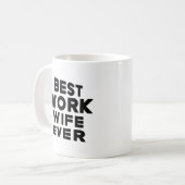 Beste Ehefrau je Kaffeetasse (Vorderseite Links)