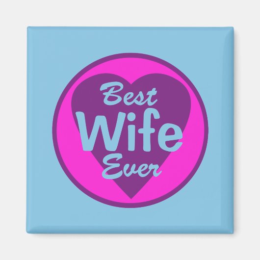 Beste Ehefrau je Magnet (Vorne)