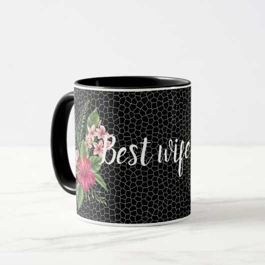 Beste Ehefrau je Tasse (Vorderseite Links)