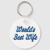 Beste Ehefrau Schlüsselanhänger (Vorderseite)