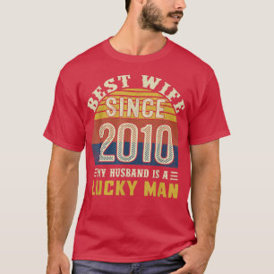 Beste Ehefrau seit 12. Hochzeitstag 2010 532 T-Shirt