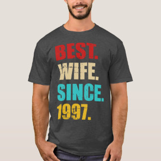 Beste Ehefrau seit 1997 zum 25. T-Shirt