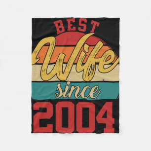 Beste Ehefrau seit 2004 Epic Couple 20. Wedding An Fleecedecke
