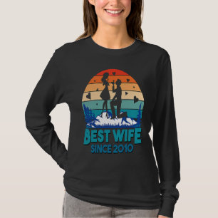 Beste Ehefrau seit 2010 Epic Vintag 10. Wedding An T-Shirt