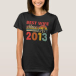 Beste Ehefrau seit 2013 Epic Matching 10. Wedding  T-Shirt<br><div class="desc">Beste Ehefrau seit 10. Hochzeitstag 2013 Epic Matching</div>