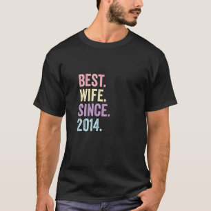 Beste Ehefrau seit 2014   7. Hochzeitstag 7 J T-Shirt