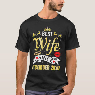Beste Ehefrau seit Dezember 2016 Glück Verheiratet T-Shirt