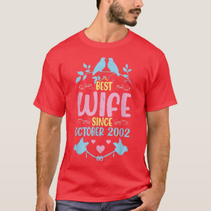 Beste Ehefrau seit Oktober 2009 Hochzeit 13 Jahre T-Shirt