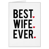 Beste Ehefrau überhaupt (Vorne)