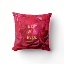Beste Ehefrau überhaupt Geschenk Kissen Valentinst