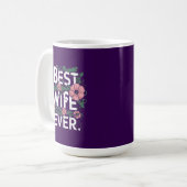 Beste Ehefrau überhaupt Kaffeetasse (Vorderseite Links)
