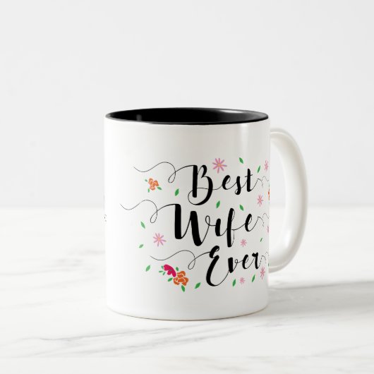 Beste Ehefrau-überhaupt Tasse (VorderseiteRechts)