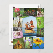 Beste Eichelfen Fotos-Mosaik-Postüberquerung Postkarte (Vorne/Hinten)