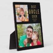 Beste Einheit je 2 Foto Collage Schwarz und Gold Fotoplatte (Seite)