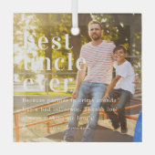 Beste Einheit je | Angebot und Foto Ornament Aus Glas (Vorderseite)