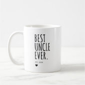 Beste Einheit je - Personalisiertes Jahr Kaffeetasse (Links)