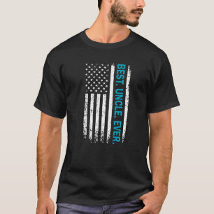 Beste Einheit je Vintager Retro-US-FlaggenOnkel T-Shirt