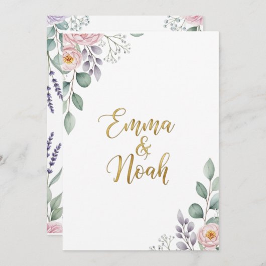 Beste Einladung (Vorne/Hinten)