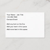 Beste einzigartige Hausmalerei Visitenkarte (Rückseite)