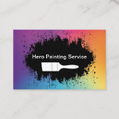 Beste einzigartige Hausmalerei Visitenkarte (Vorderseite)