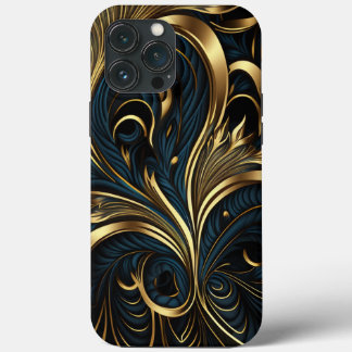 Beste elegante Black and Gold Phone-Fälle Case-Mate iPhone Hülle