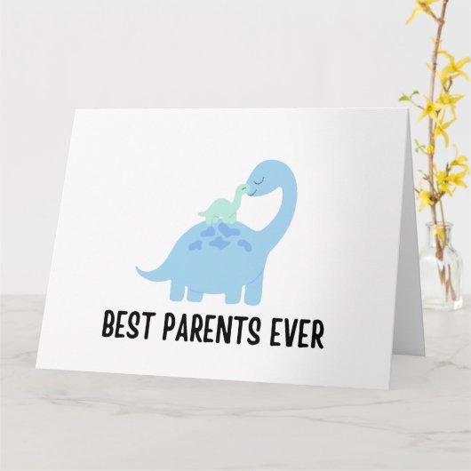 Beste Eltern Karte (Gelbe Blume)