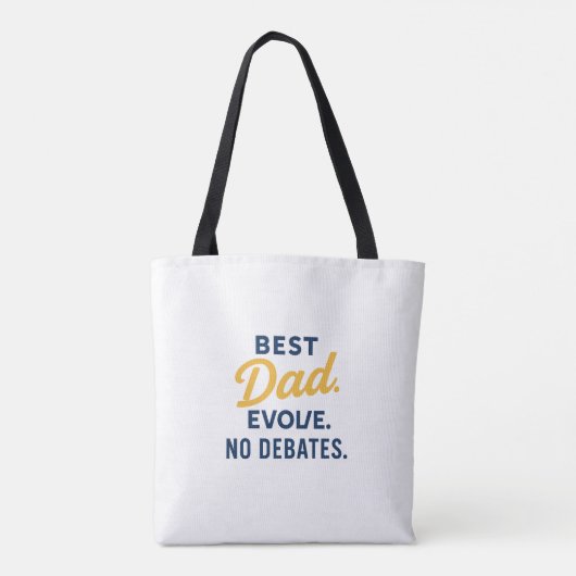 Beste Elterntasche | Funny No Debats Gift Tasche (Rückseite)