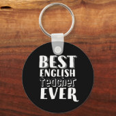 Beste Englischlehrerin je Lehrertagsgeschenk Schlüsselanhänger (Vorderseite)