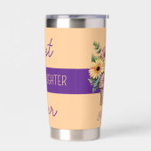 Beste Enkelin der Geschichte der Gerberer Blume Or Thermobecher (Links)