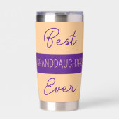 Beste Enkelin der Geschichte der Gerberer Blume Or Thermobecher (Vorderseite)