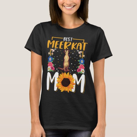 Beste Erdmännchen-Mutter überhaupt 2 T-Shirt (Vorderseite)