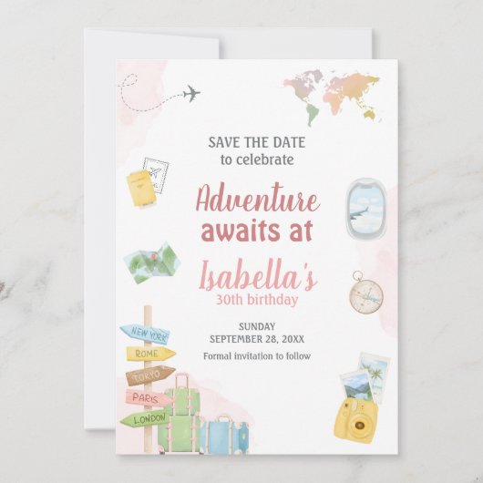 Beste Erlebnisreise Save The Date (Vorderseite)