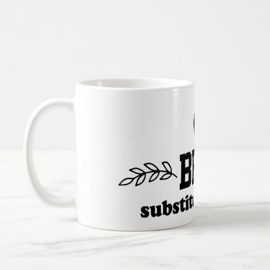 Beste Ersatzlehrerin Kaffeetasse (Links)