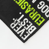 Beste Eurasier Hund-MAMA je Hunde Liebhaber Fleecedecke (Ecke)