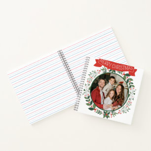 Beste Familie Frohe Weihnachten Spiralblock Notizblock
