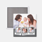 Beste Familie je benutzerdefiniertes Instagramm 4 Magnet (Vorderseite/Rückseite)