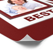 Beste Familie je benutzerdefiniertes Instagramm 4  Poster (Ecke)