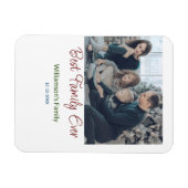 Beste Familie je Familienname Datum Jahr Magnet (Horizontal)