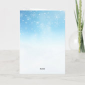 Beste Familie je Feiertagskarte (Rückseite)