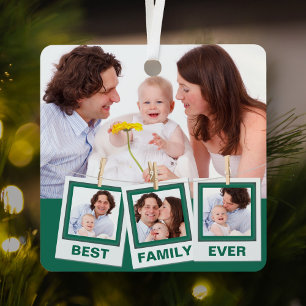 Beste Familie überhaupt Benutzerdefinierte Instagr Ornament Aus Metall