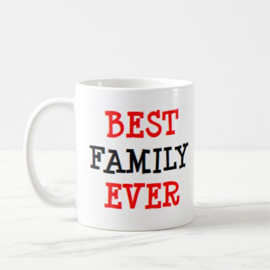 beste Familie überhaupt Kaffeetasse (Links)